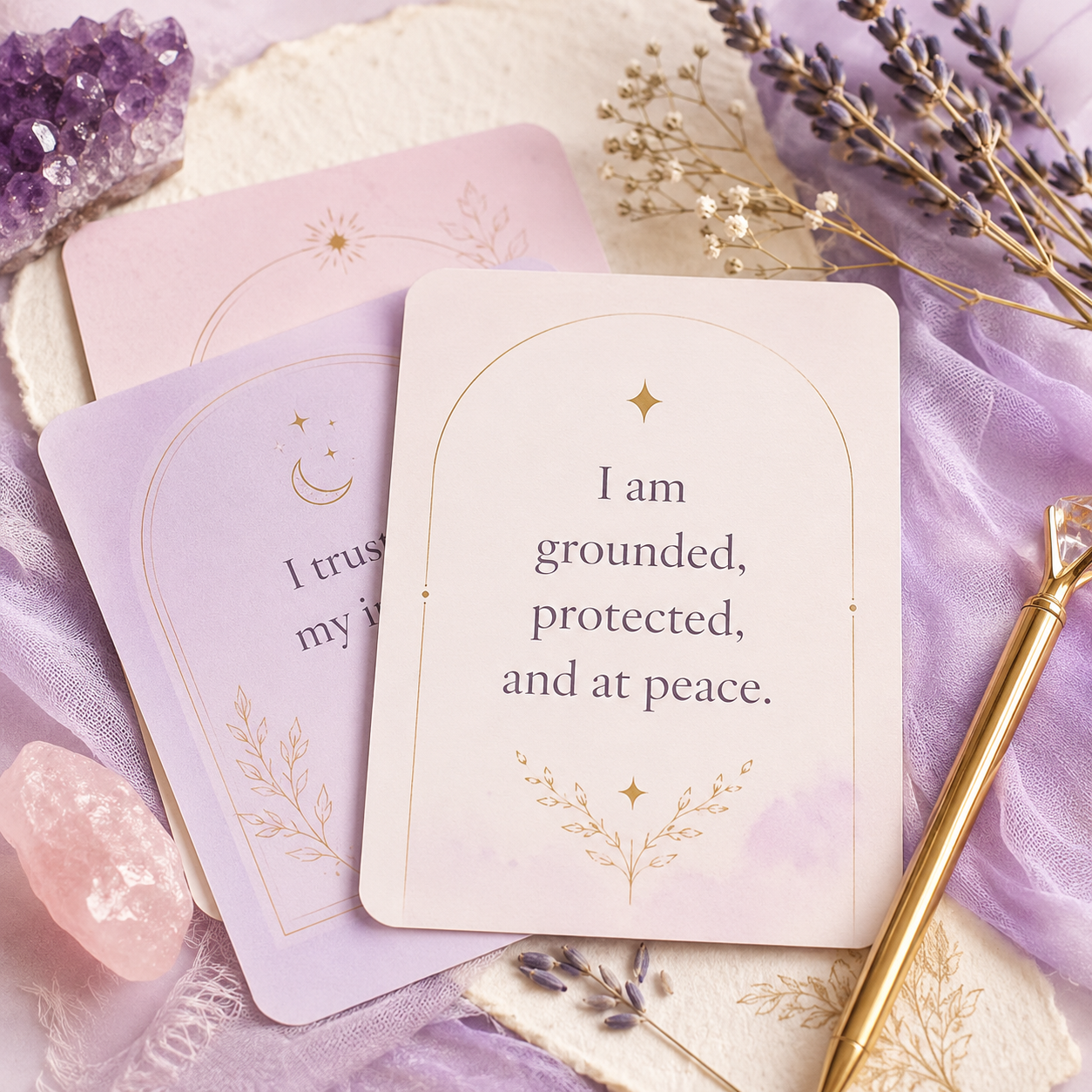 Printable Sacred Limpia affirmation card